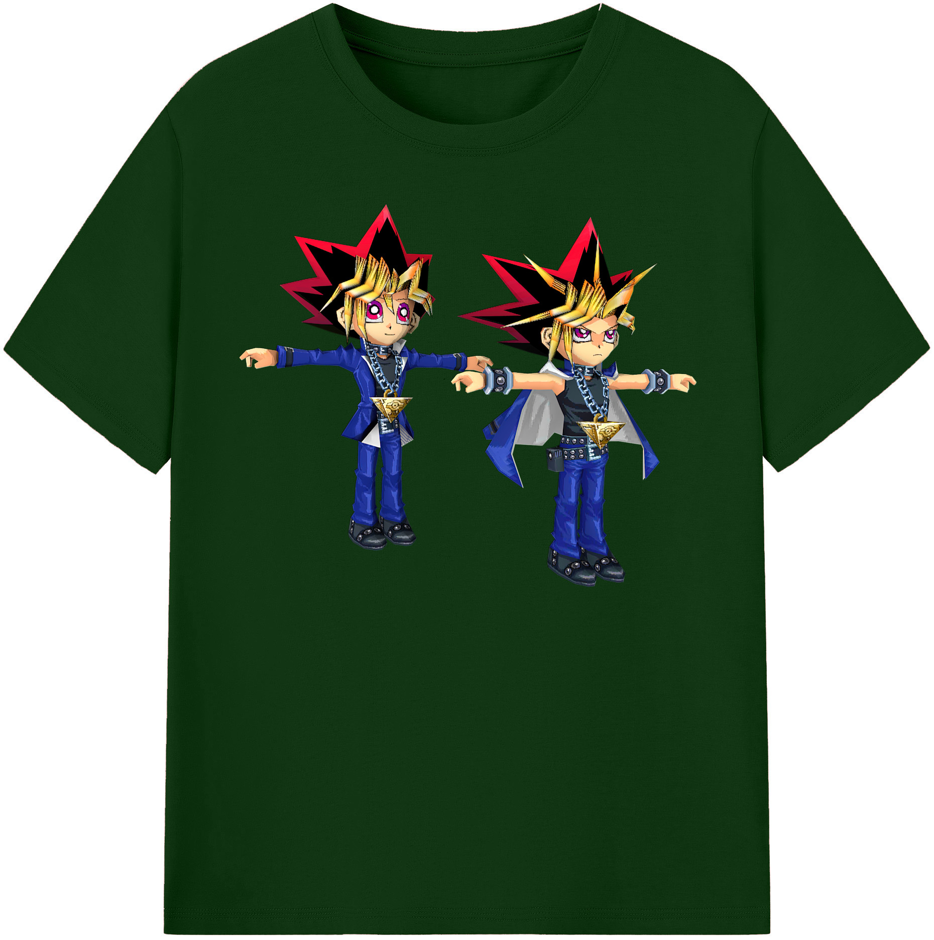 （画像用） 遊☆戯☆王 Yu-Gi-Oh! 綿100％半袖Tシャツ（フロントプリント）